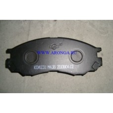 Колодки тормозные передние 摩擦块总成 909030052 комплект 4шт Шаттл, Аврора, Плутус